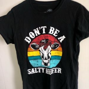 Salty heifer tee!